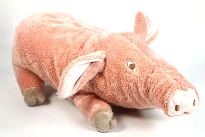 Stofftier Schwein Ferkel Kuscheltier IKEA KNORRIG in rosa 37cm - NEU - Bild 1 von 4