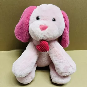 Hug Me Plush Puppy Dog With Pink Heart Walgreens 19" - Picture 1 of 7