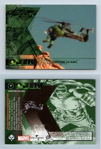 Copter Clash #7 The Hulk Film & Comic 2003 Upper Deck Trading Card