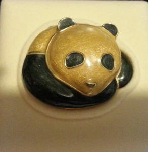 Estee Lauder Solid Perfume Compact "Knowing Panda" Original Perfume - Picture 1 of 1