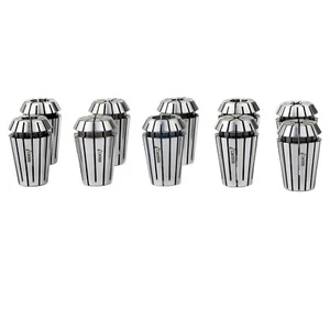NUEVO JUEGO DE COLECCIONABLES PRECISION ER20 3/32 A 1/2"" 11 PIEZAS TIR0.0002""/5μm HERRAMIENTAS CNC - Imagen 1 de 8