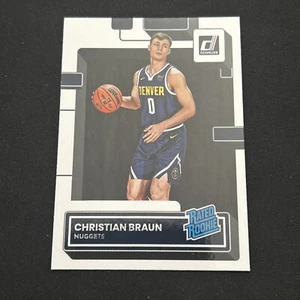 2022-23 Panini Donruss CHRISTIAN BRAUN Rated Rookie #221 RC Denver Nuggets - Picture 1 of 2