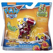 Paw Patrol Mighty Pups Super Paws Marshall Figure New