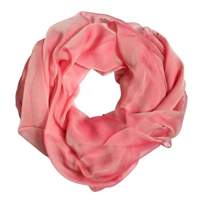 DOLCE & GABBANA Scarf Pink Silk Rectangle Women Wrap Shawl 130cm x 200cm 750usd - Image 1 of 4