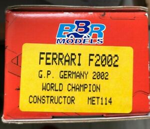 Kit a monter BBR Models Ferrari F2002 GP germany 2002 MET114