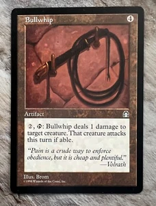 MTG Regular Bullwhip Stronghold Magic the Gathering Excellent Condition - Picture 1 of 1