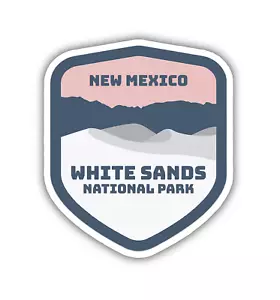 White Sands National Park New Mexico 4" Hike Custom Vinyl Decal Sticker - Picture 1 of 1