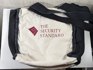 Vintage The Security Standard Cisco Systems Microsoft Tragetasche Canvas Tasche 12 x 12 Zoll - Bild 1 von 7