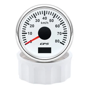 Velocímetro GPS Digital Universal 52mm Velocímetro para Coche Barco Moto 0-80km/h - Imagen 1 de 12