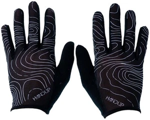 Handup Vented Gloves - Topo Map Black, Large - Picture 1 of 3
