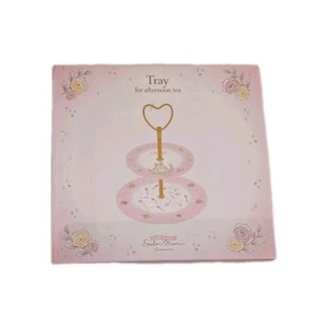 Sailor Moon COSMOS Etagere Tee Tray Rosa Weiß Neu Teller Deko Porzellan - Bild 1 von 3