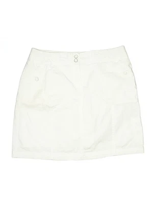 Karen Scott Women Ivory Cargo Shorts 6 Petites - Image 1 of 2