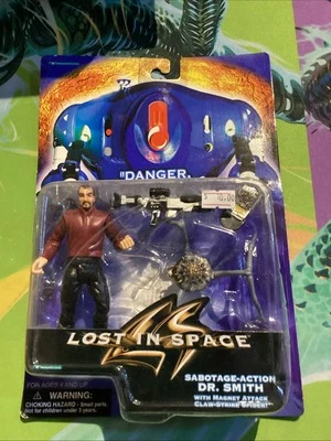 Trendmasters 1997--Perdidos en el espacio--Figura de acción de sabotaje Dr Smith juguete de acción Foto 1 de 2