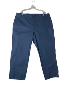 J Crew Pants Women's Size 36 Blue Straight Leg - Picture 1 of 4