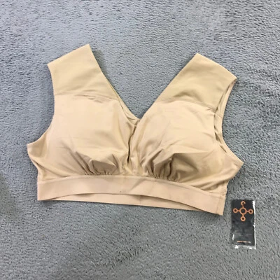 Tommie Copper Shoulder Support Bra Womens 3XL XXXL  Beige Pullover Casual NWT 4D - Image 1 of 4