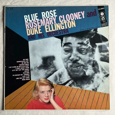 ROSEMARY CLOONEY/DUKE ELLINGTON Blue Rose 1956 Vinyl LP Columbia CL-872 - G+ - Image 1 of 4