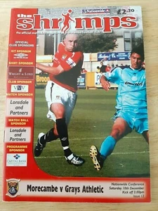 Morecambe v Grays Athletic. 10th December 2005. Nationwide Conference - Picture 1 of 1