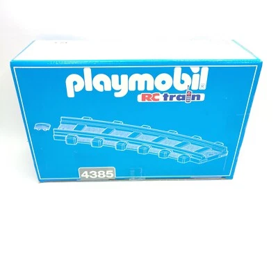 Playmobil Train Track Curved RC 4385 12 Pieces w/ Box G Scale Vintage - Image 1 of 4