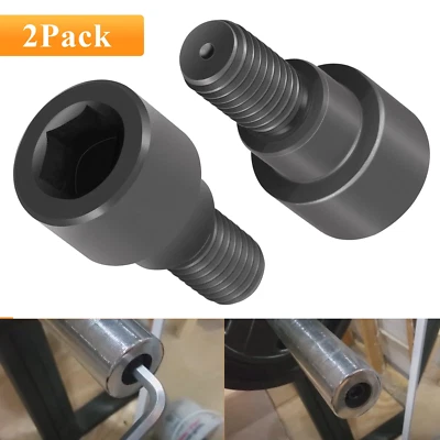 Kit de pernos hexagonales de 2 piezas para barras olímpicas, barras de rizo, barras de tríceps, barras de mancuernas Foto 1 de 4