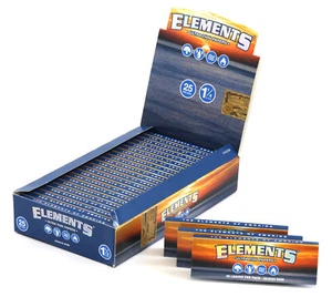 ELEMENTOS tamaño 1 1/4 ultrafino ARROZ papel de liar - caja/25 - Imagen 1 de 5