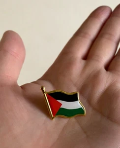 Palestine Flag Lapel Pin Badge Superior,Free Palestine Flag Pin ,Freedom Pin - Picture 1 of 7