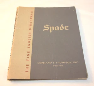 Spode The Fine English Dinnerware Illustrated Booklet 1940 - Bild 1 von 18