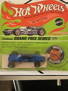 1969 Redline Hot Wheels Lotus Turbine Blue! New In Package! - Picture 1 of 9