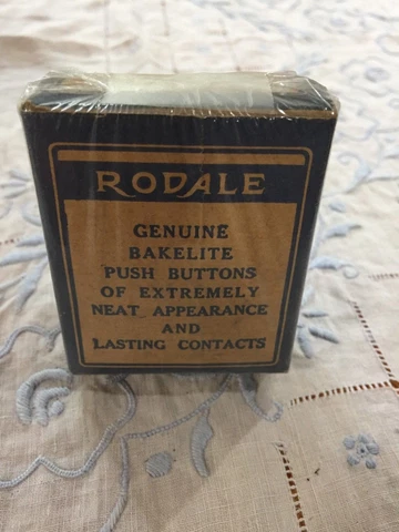 Vintage Rodale Genuine Push Button-door bell Cover