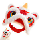 Pet Waking Lion Dance Hat Cartoon Plush New Year's Festival Cat Puppy Headdress