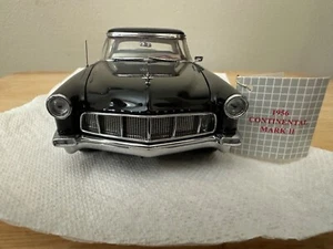 Lincoln Continental Mark II Franklin Mint 1 24 1956 negro - Imagen 1 de 11