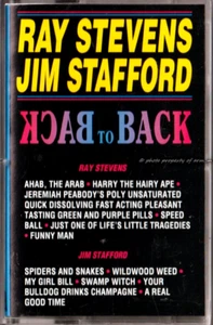 Ray Stevens, Jim Stafford, Back to Back (1993 Cassette) Very Good Condition - Picture 1 of 3