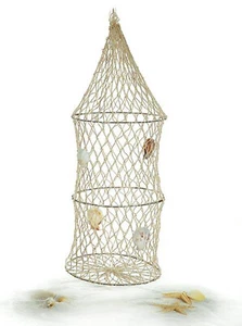 Deko Reuse Fischernetz mit Muscheln - Maritime Deko, Fisch Netz, maritim - Bild 1 von 1