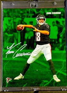 Kirk Cousins Signed 2024 Fanatics Under Wraps Emanate /99 Atlanta Falcons - Picture 1 of 1