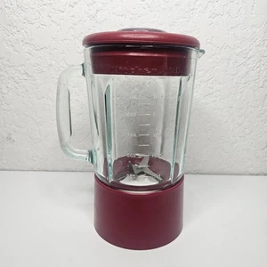 KitchenAid Mixer KSB5WH4 Weiß 40 Unzen 5 Tassen Original Zubehör Hersteller Glas Ersatz Krug Glas - Bild 1 von 6