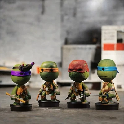 Estatuas de Tortugas Ninja Adolescentes Mutantes No Pintadas Foto 1 de 4