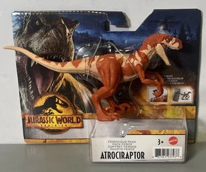 Mattel Jurassic World Dominion Ferocious Pack Atrociraptor Dinosaur Figure ~NIB - Picture 1 of 6
