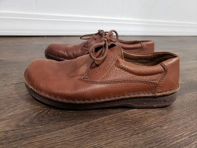 Mocasines Oxford Birkenstock Cuero Marrón Talla 42 Rojizo/Marrón Hombres 9 - Dama 11 Foto 1 de 4