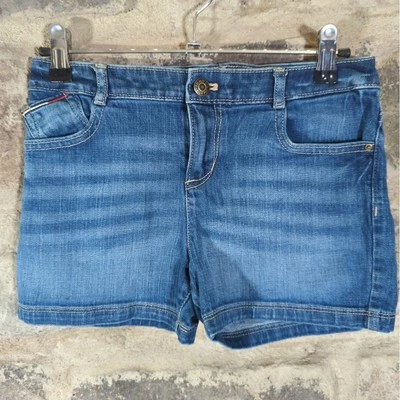 Pantalones Cortos Tommy Hilfiger Jeans Lavado Medio Niña Talla 10 Verano Informal Vacaciones Foto 1 de 4