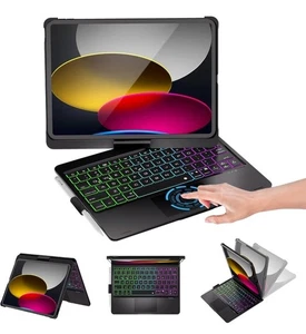 Baisla iPad 10. Generation Hülle mit Tastatur 10,9" & iPad 11. (A16) & iPad... - Bild 1 von 9