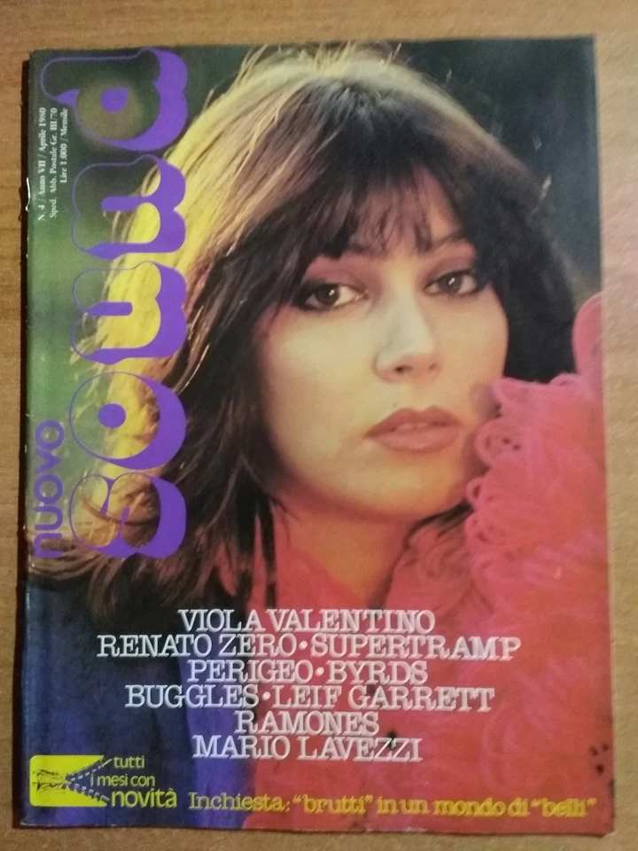 NUOVO SOUND 4/1980 VIOLA VALENTINO RENATO ZERO RAMONES PERIGEO CAMALEONTI BYRDS - Immagine 1 di 1
