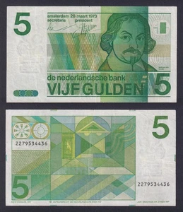 Geldschein Holland 5 Gulden 1973 P 95a BB / VF - Picture 1 of 2