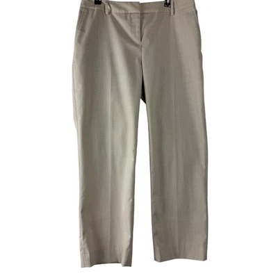 Jones New York Sydeny Womens Size 6 Beige Business Casual Dress Pants Pockets - Image 1 of 4