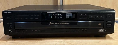 Sony CDP-CE505 5 Disc Changer CD Player Compact Hybrid Pulse D/A Converter Works - Image 1 of 4