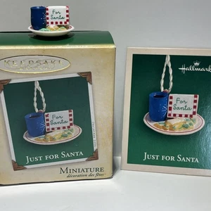 Hallmark Just For Santa Miniatur Andenken Sammlerstück Ornament Neu 2004 - Bild 1 von 16