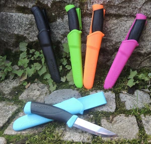 MORA Messer MORAKNIV Companion Jagdmesser 12C27 Stahl Kunststoffgriff 9 Farben - Bild 1 von 11