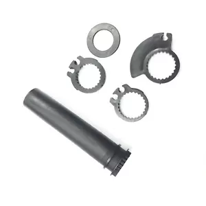 7/8" 22mm Handle Bar Handlebar Hand Grip Cables Throttle Sleeve Tube Motorcycle - Picture 1 of 7