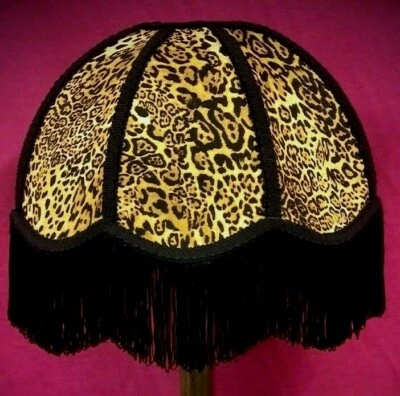 Leopard Print Lampshades Standard Lamp shades Ceiling Lights Table Lampshades. - Image 1 of 4