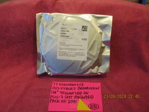 TT ELECTRONS OVS9YBCR7 BRAND NEW 120 YELLOW LED IN PLCC-2 SMT PACK OF 2000 - Picture 1 of 9