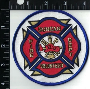 Duncan Volunteer Fire Dept Firefighter Patch - Picture 1 of 1
