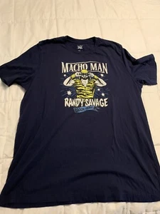 WWF WWE Macho Man Randy Savage Legends Shirt 2XL WCW NWO Wrestling Madness - Picture 1 of 3